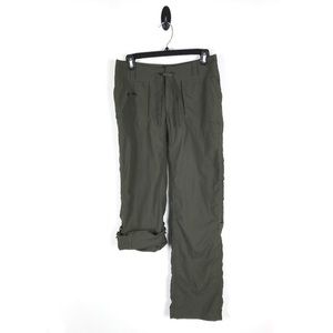 NORTH FACE Olive/Army Green Hiking Pants Roll-Up